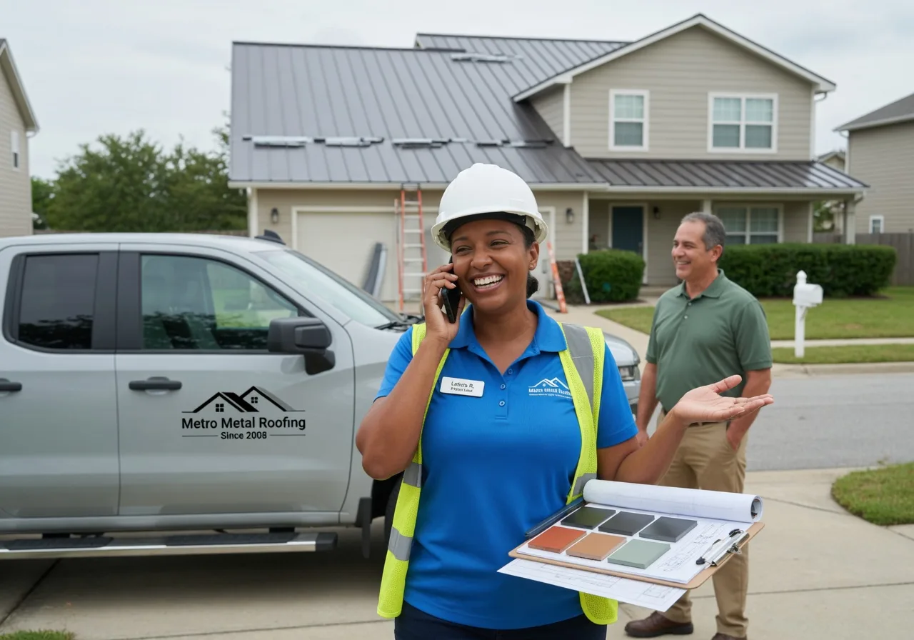 Storm Damage Metal Roof Repair in Robesonia, PA